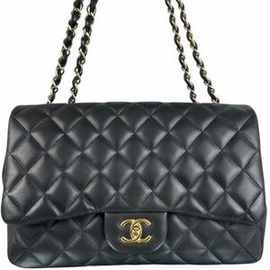 CHANEL Classic Single Flap Jumbo GHW